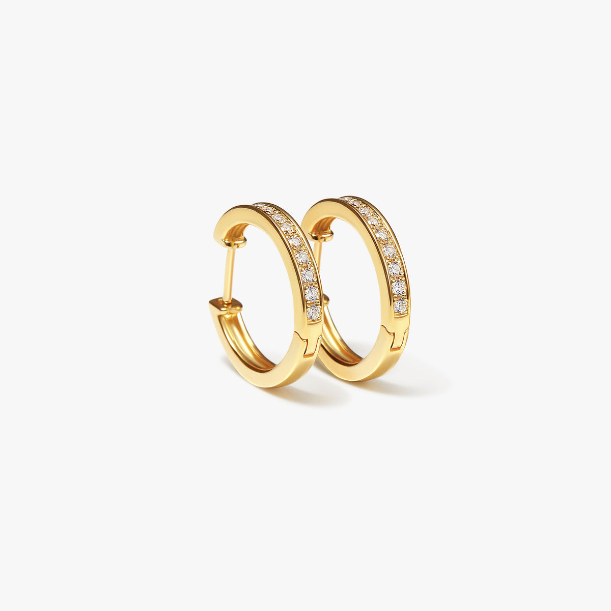 VIP Points Reward | Timeless Radiant Pavé Hoop Earrings