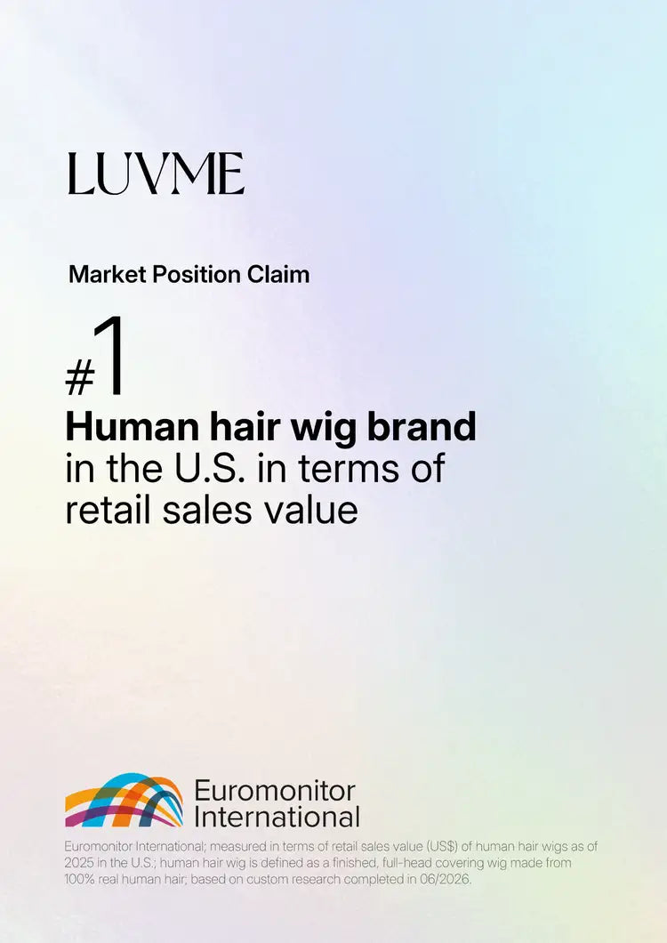 Luvme All-Day Comfort™ Wig 180% Density Loose Body Wave Glueless 7x6 Closure HD Lace Human Hair Wig with Bangs Pre-Cut Lace