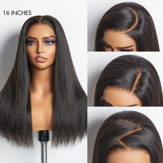 VIP ONLY | Yaki Straight 5x5 Closure HD Lace Glueless Long Wig 100% Human Hair