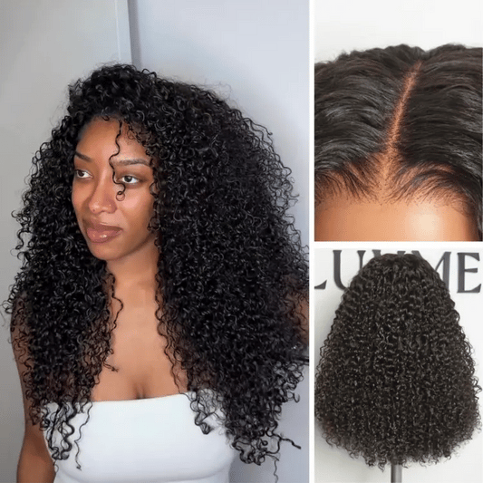 Luvme All-Day Comfort™ Wig 180% Density Voluminous & Bouncy Messy Burmese Curly Glueless 7x6 Closure HD Lace Human Hair Wig Pre-Cut Lace