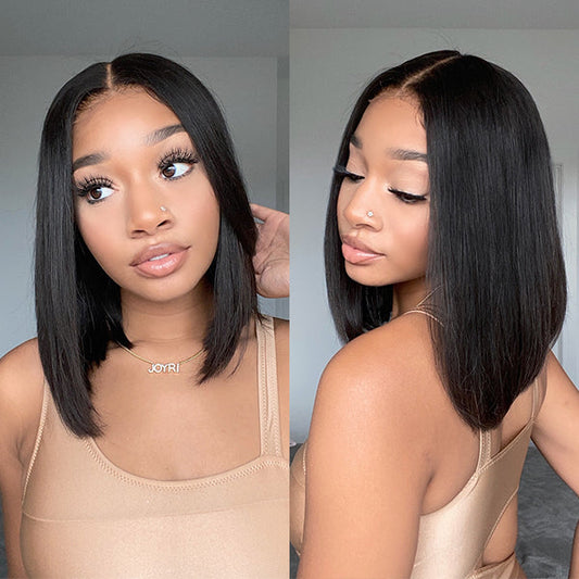 Exclusive Discount | Luvme Hair Beginner Friendly Glueless Silky Blunt Cut 4x4 Closure Bob Wig | Upgraded 2.0